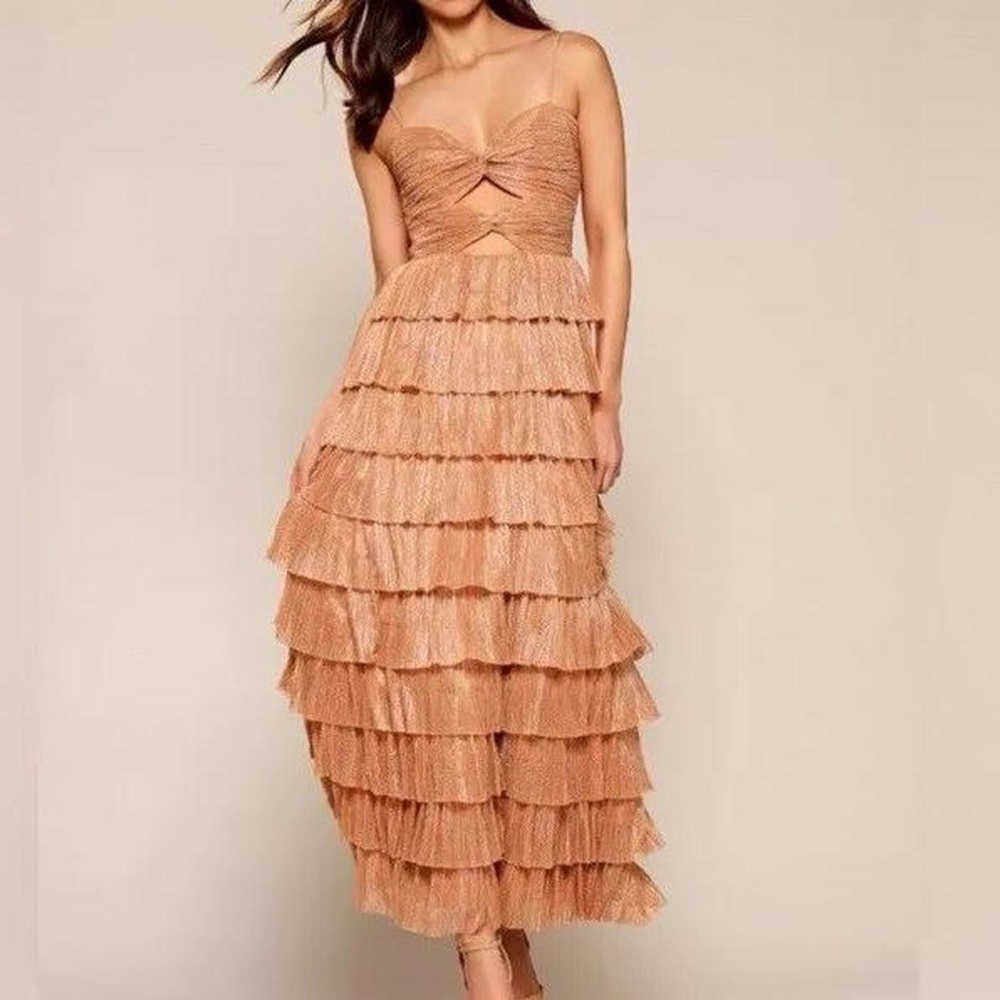Gianni Bini Maxi Tiered Dress